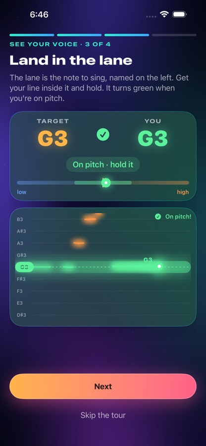 Tips for finding the note
